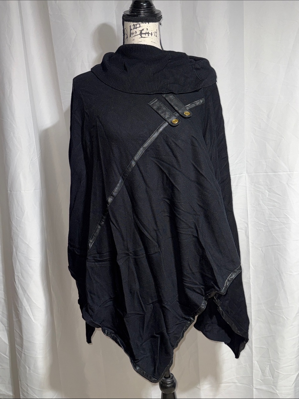 Bebe Asymmetric Cowl Neck Women's Jacket